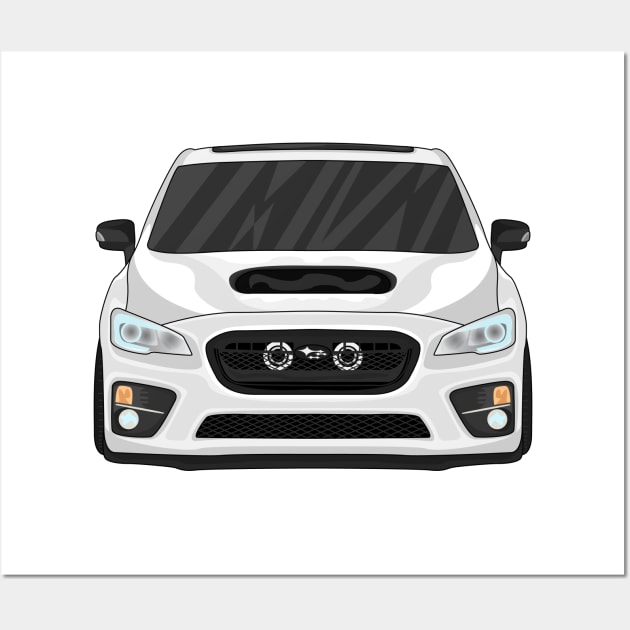 WRX WHITE Wall Art by VENZ0LIC